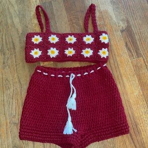Crocheted set from Etsy